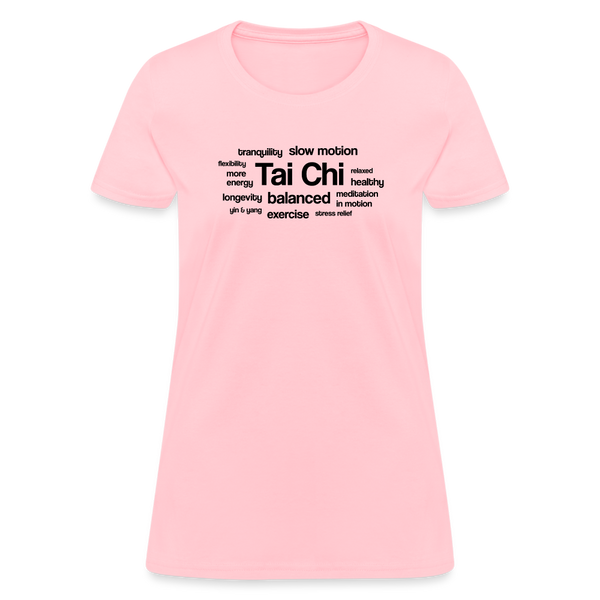 Tai Chi Health Benefits Women's T-Shirt - pink