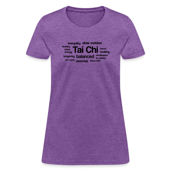 Tai Chi Health Benefits Women's T-Shirt - purple heather