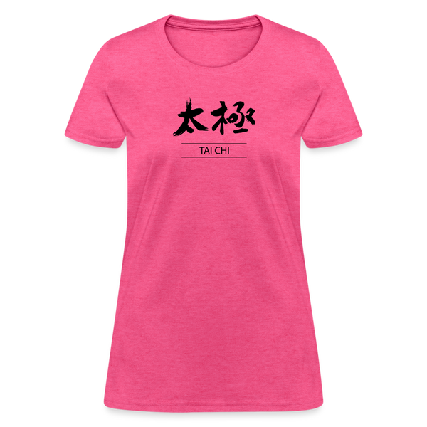 Tai Chi Kanji Women's T-Shirt - heather pink