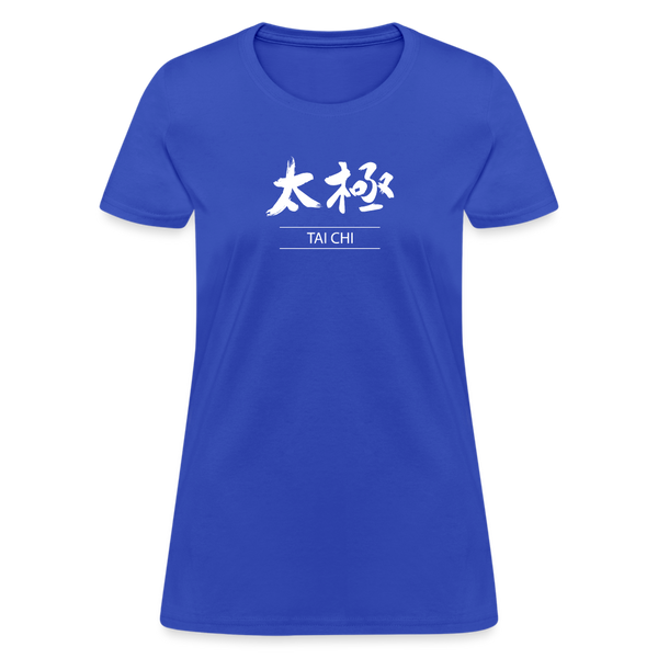 Tai Chi Kanji Women's T-Shirt - royal blue