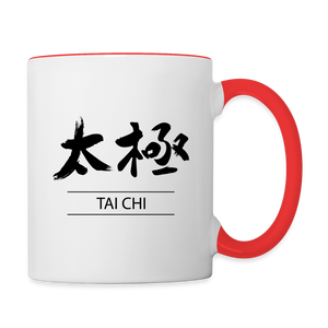 Tai Chi Mug - white/red