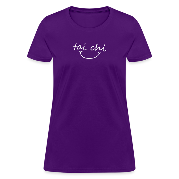 Tai Chi Smile Women's T-Shirt - purple