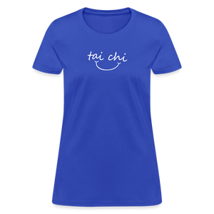 Tai Chi Smile Women's T-Shirt - royal blue