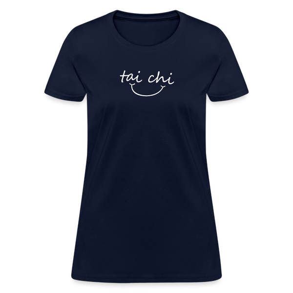 Tai Chi Smile Women's T-Shirt - navy
