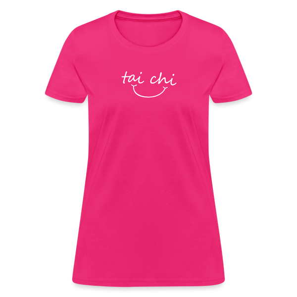 Tai Chi Smile Women's T-Shirt - fuchsia