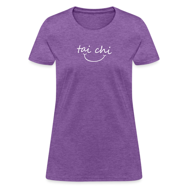 Tai Chi Smile Women's T-Shirt - purple heather