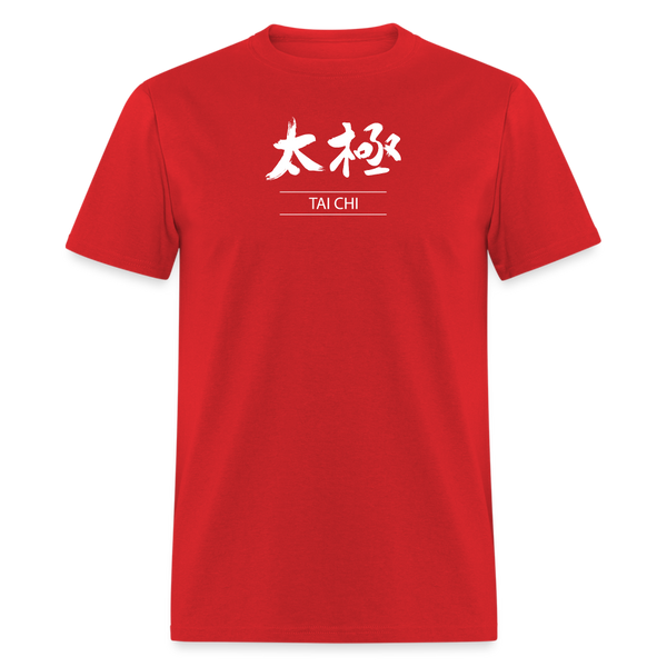 Tai Chi Kanji Men's T-Shirt - red