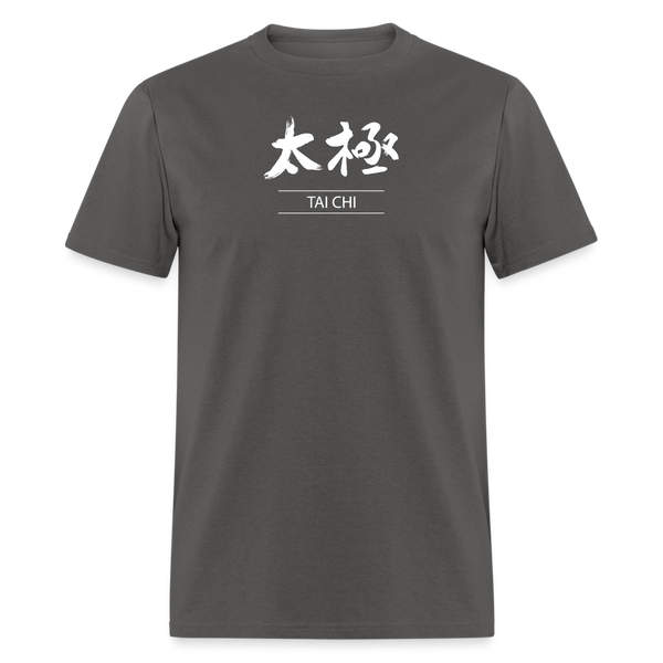 Tai Chi Kanji Men's T-Shirt - charcoal