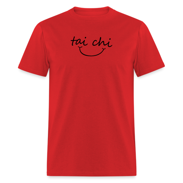 Tai Chi Smile Men's T-Shirt - red