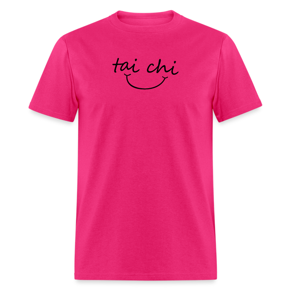 Tai Chi Smile Men's T-Shirt - fuchsia