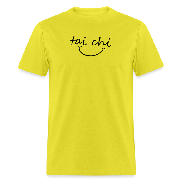 Tai Chi Smile Men's T-Shirt - yellow