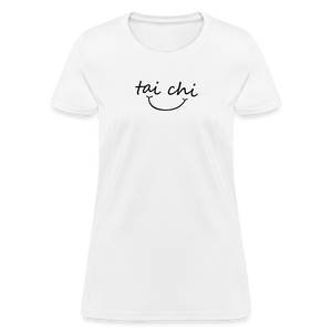Tai Chi Smile Women's T-Shirt - white