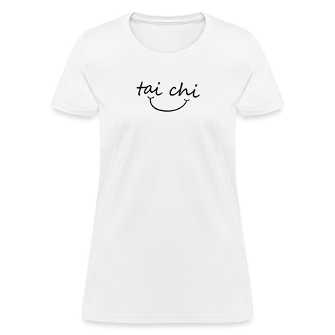 Tai Chi Smile Women's T-Shirt - white