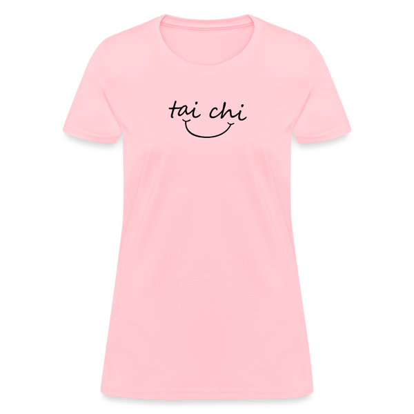 Tai Chi Smile Women's T-Shirt - pink