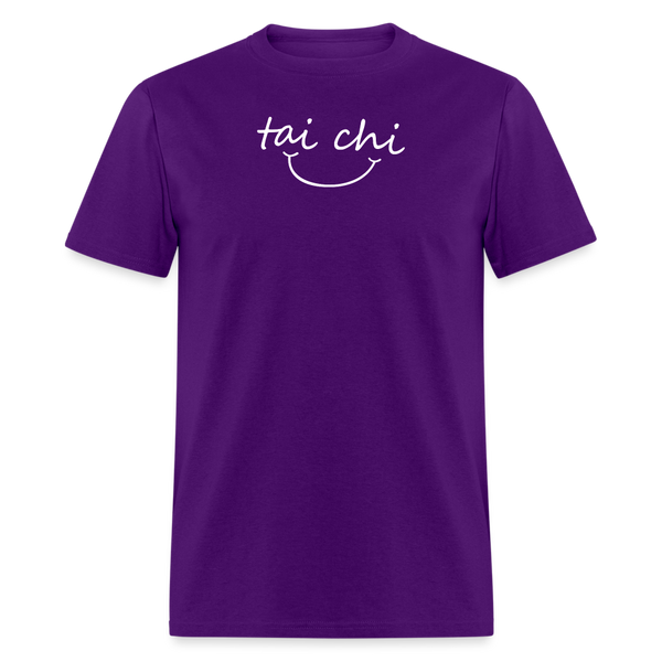 Tai Chi Smile Men's T-Shirt - purple