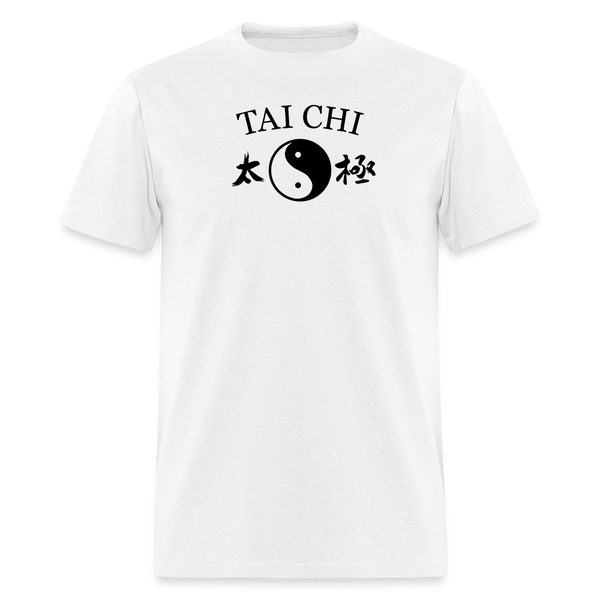 Tai Chi Yin and Yang Men's T-Shirt - white