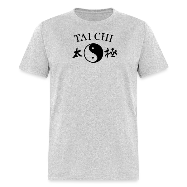Tai Chi Yin and Yang Men's T-Shirt - heather gray