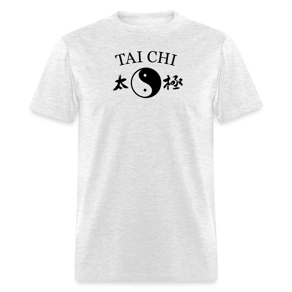 Tai Chi Yin and Yang Men's T-Shirt - light heather gray