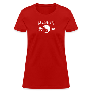 Mushin Kanji with Yin and Yang Women's T-Shirt - red