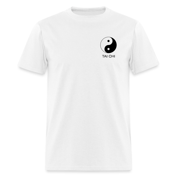 Yin and Yang Tai Chi Men's T-Shirt - white