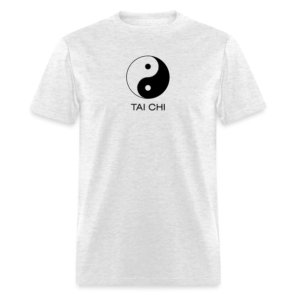 Yin and Yang Tai Chi Men's T-Shirt - light heather gray
