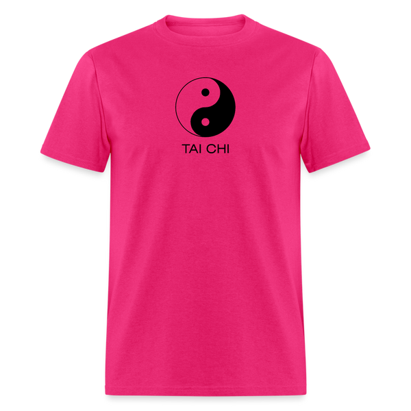 Yin and Yang Tai Chi Men's T-Shirt - fuchsia