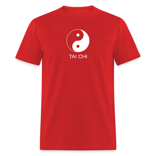 Yin and Yang Tai Chi Men's T-Shirt - red