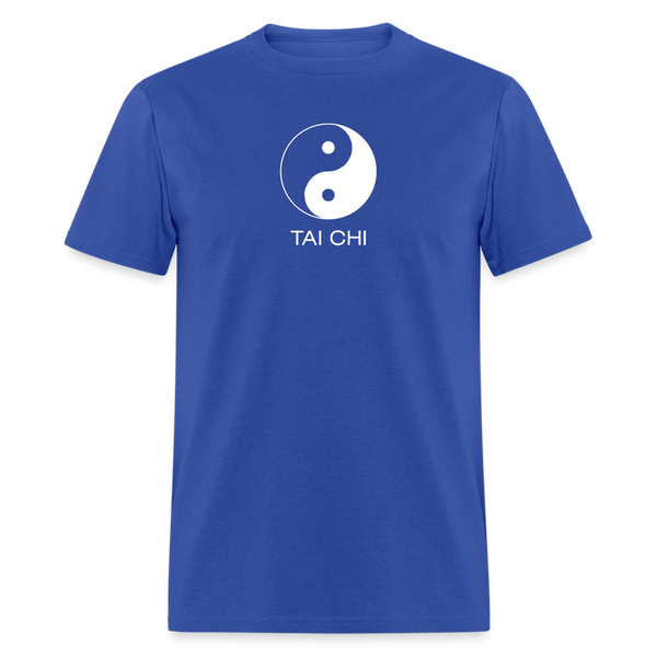 Yin and Yang Tai Chi Men's T-Shirt - royal blue