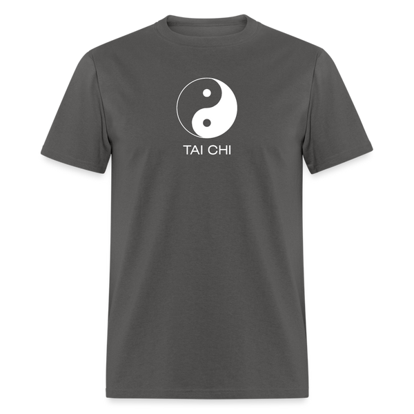 Yin and Yang Tai Chi Men's T-Shirt - charcoal