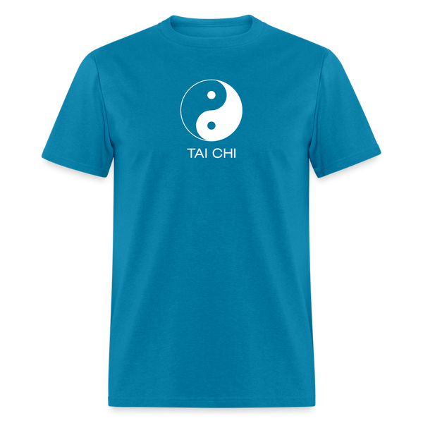 Yin and Yang Tai Chi Men's T-Shirt - turquoise