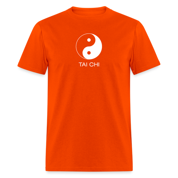 Yin and Yang Tai Chi Men's T-Shirt - orange