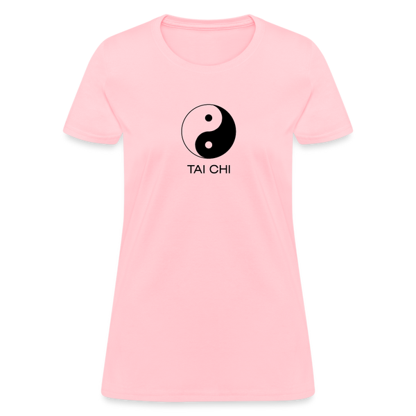 Yin and Yang Tai Chi Women's T-Shirt - pink