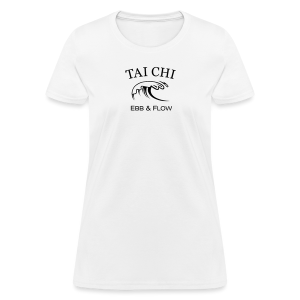 Tai Chi Ebb & Flow Women's T-Shirt - white