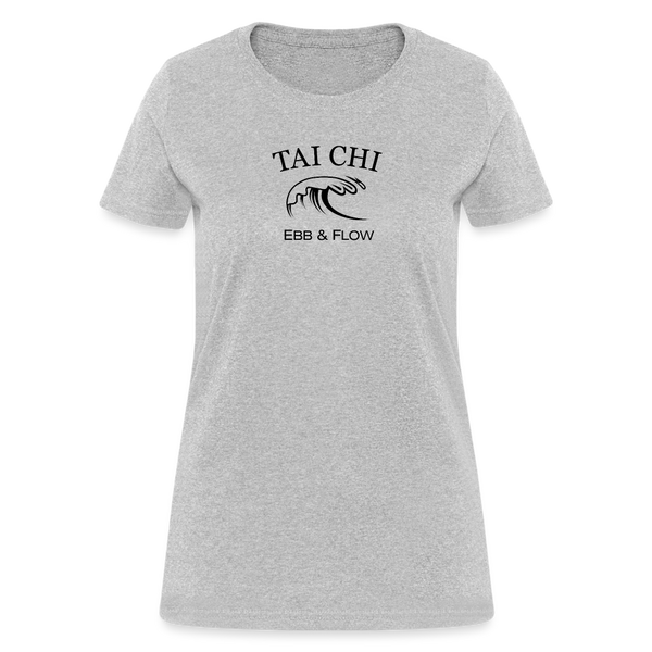 Tai Chi Ebb & Flow Women's T-Shirt - heather gray