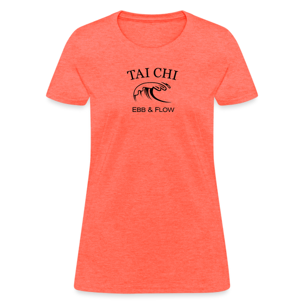 Tai Chi Ebb & Flow Women's T-Shirt - heather coral