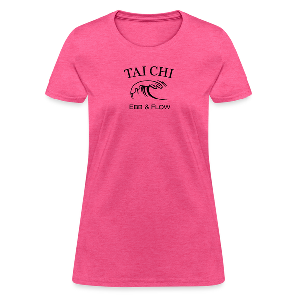 Tai Chi Ebb & Flow Women's T-Shirt - heather pink