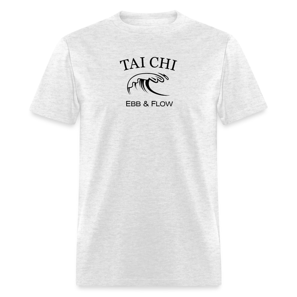Tai Chi Ebb & Flow Men's T-Shirt - light heather gray