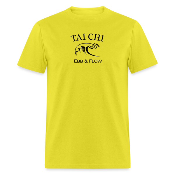 Tai Chi Ebb & Flow Men's T-Shirt - yellow