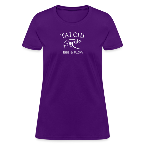 Tai Chi Ebb & Flow Women's T-Shirt - purple