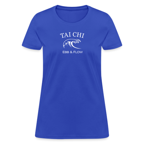 Tai Chi Ebb & Flow Women's T-Shirt - royal blue