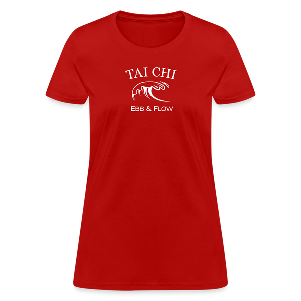 Tai Chi Ebb & Flow Women's T-Shirt - red