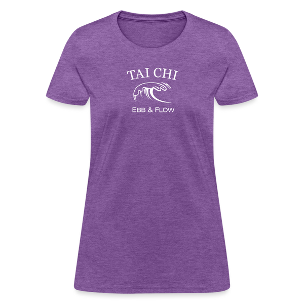 Tai Chi Ebb & Flow Women's T-Shirt - purple heather