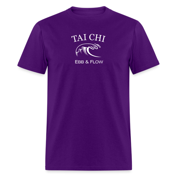 Tai Chi Ebb & Flow Men's T-Shirt - purple