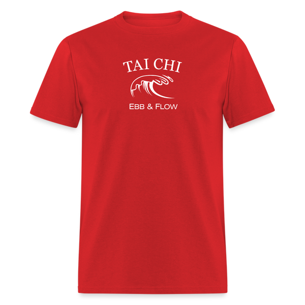 Tai Chi Ebb & Flow Men's T-Shirt - red