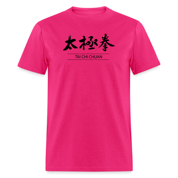 Tai Chi Chuan Kanji Men's T-Shirt - fuchsia