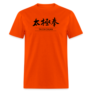 Tai Chi Chuan Kanji Men's T-Shirt - orange