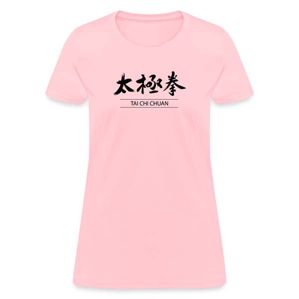 Tai Chi Chuan Kanji Women's T-Shirt - pink