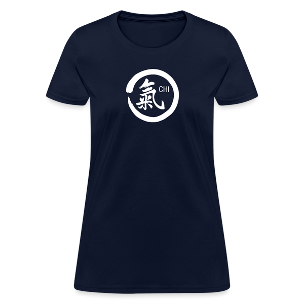 Chi Kanji Women's T Shirt - navy
