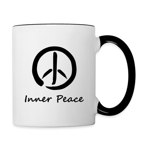 Inner Peace Coffee Mug - white/black