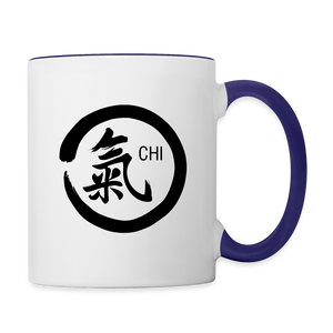 Chi Coffee Mug - white/cobalt blue